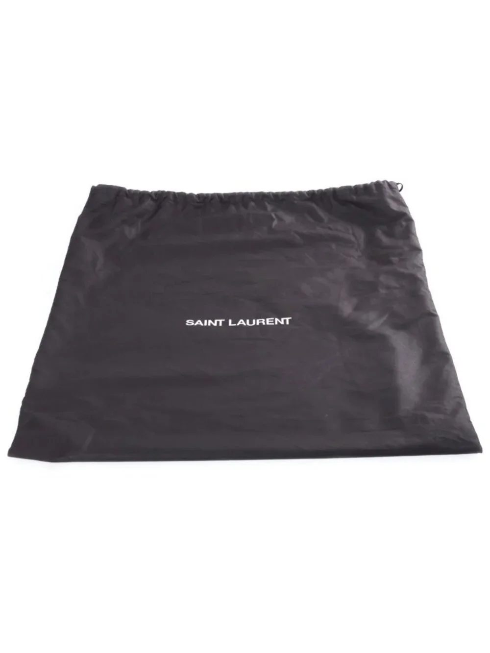 Saint Laurent Paris Tote Bag Wide Puffer Logo Black Nylon